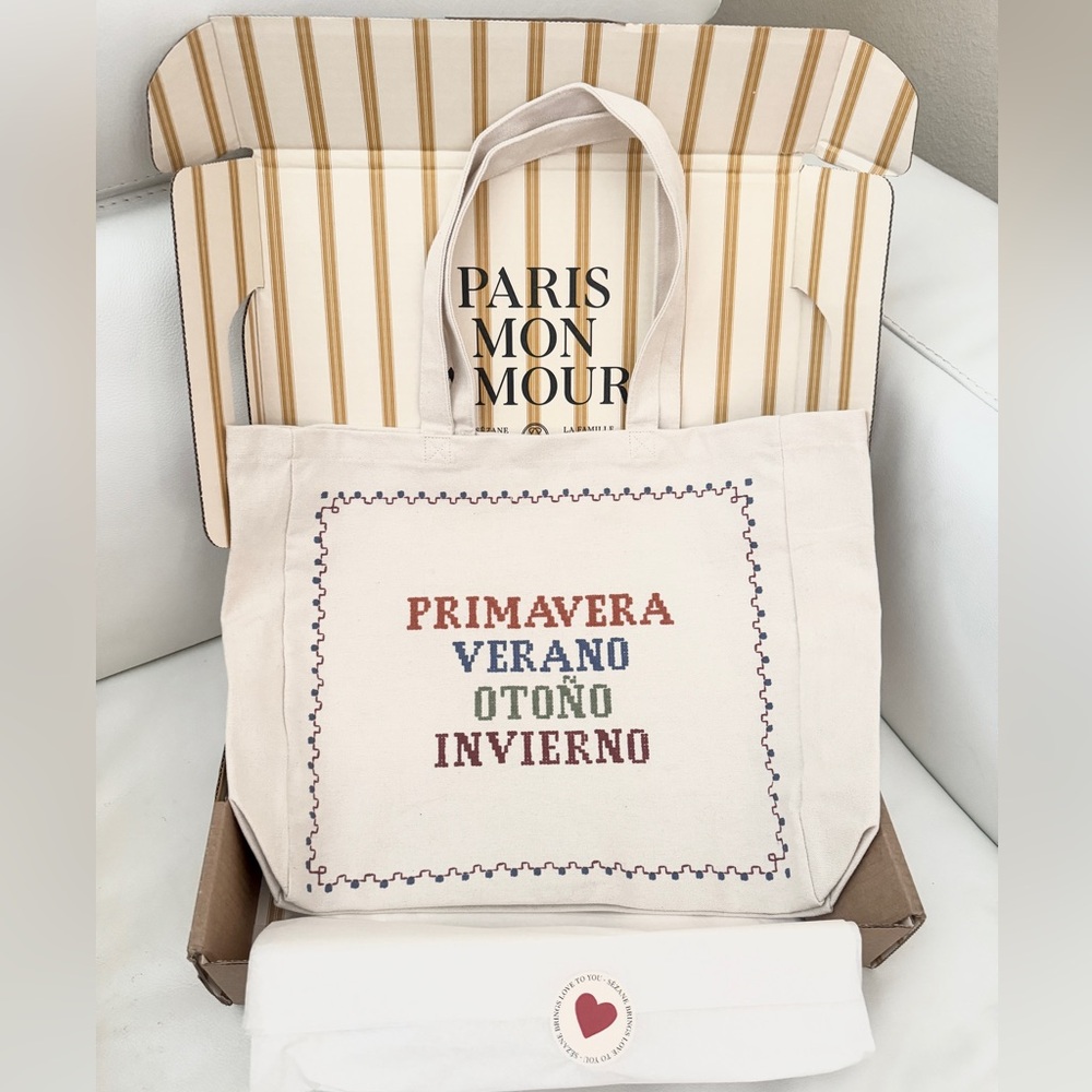 Sézane x Lucía Vergara tote bag limited-edition